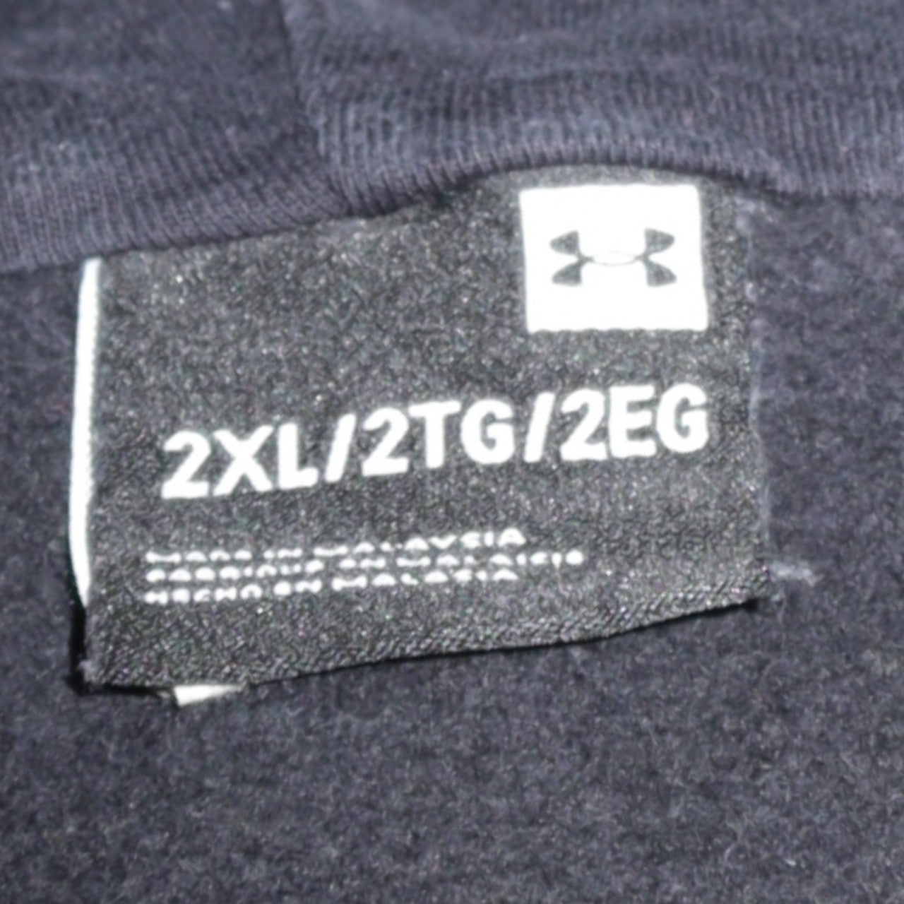 Under Armour Men's Black 2XL Full Zip Hoodie Sweatshirt
