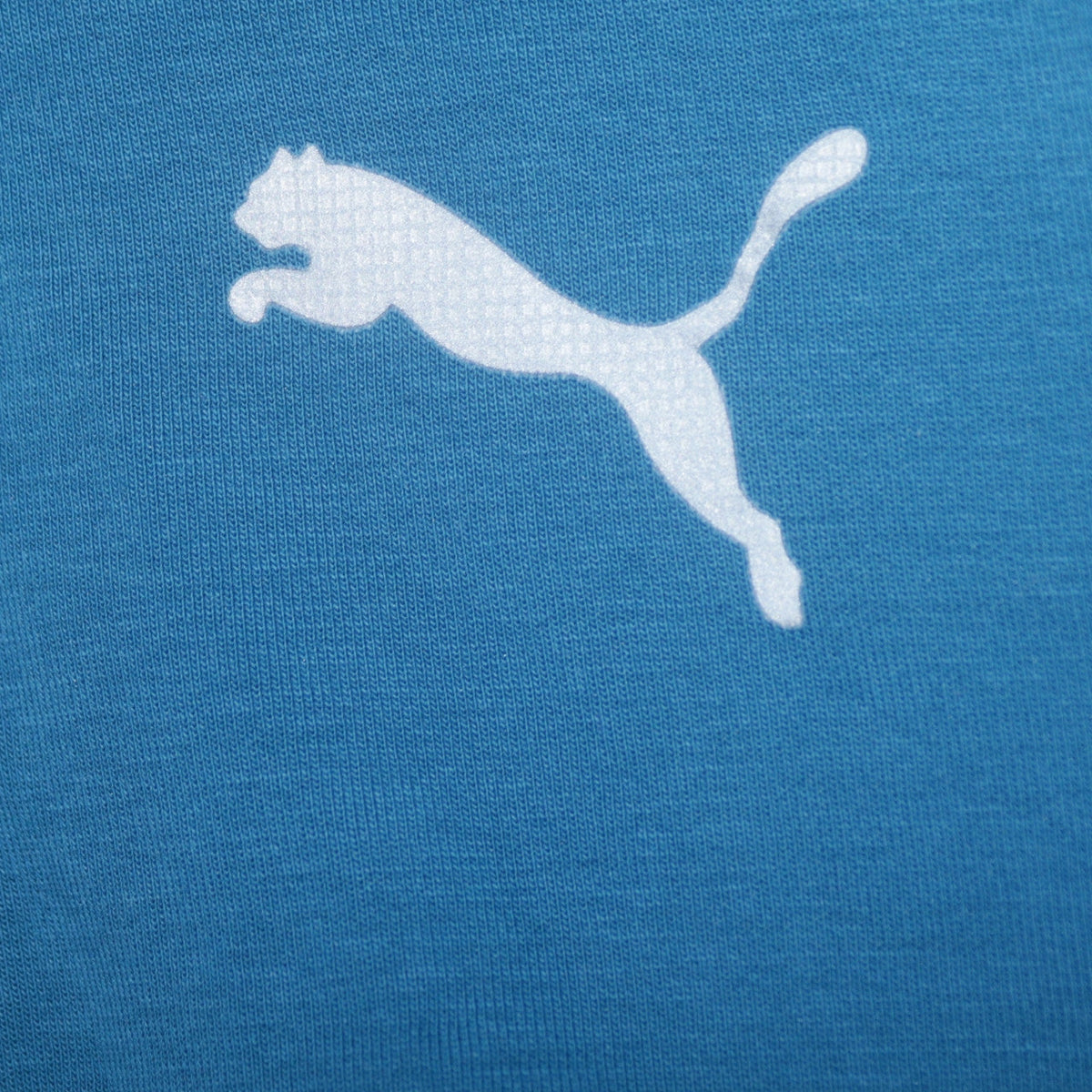 Puma Boys Blue Full Zip Hoodie 164 Graphic Print Cotton Blend