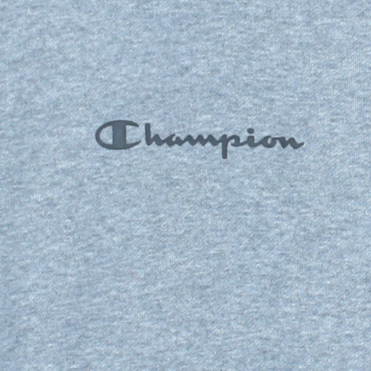 Champion Men's Grey Small Pullover Logo Hoodie - Regular Fit
