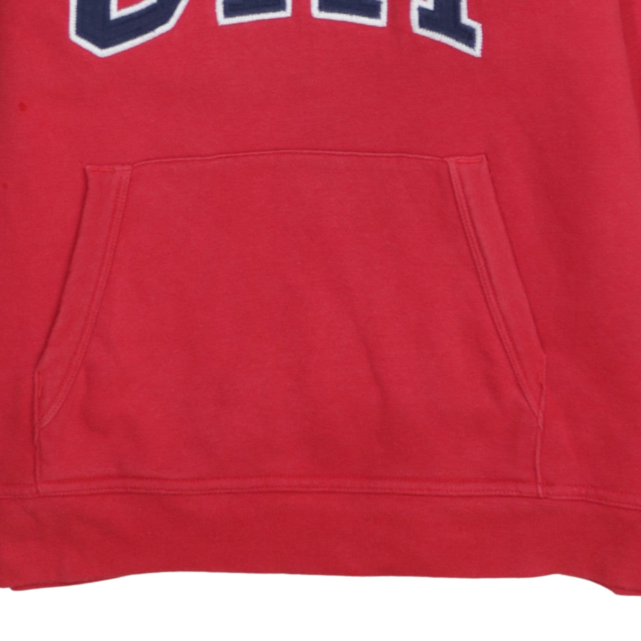 GAP Kids Boys Red Pullover Hoodie Size 14-16 Classic Logo Cotton Blend