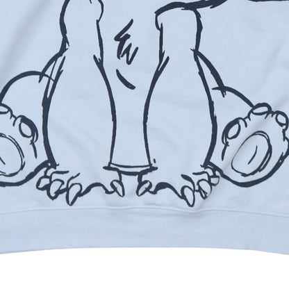 Additional view of Disney Primark Women Light Blue Stitch Sweatshirt, size 12/14