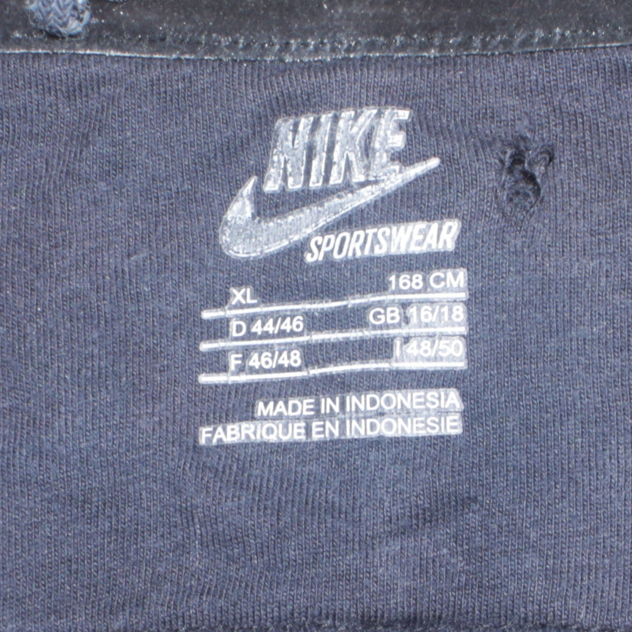 Nike Women’s Black Full Zip Sweatshirt XL Classic Fit