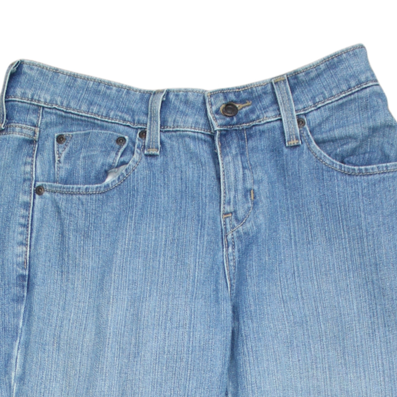 Levi Strauss Women Blue Bootcut Mid Rise Denim Jeans Size 4
