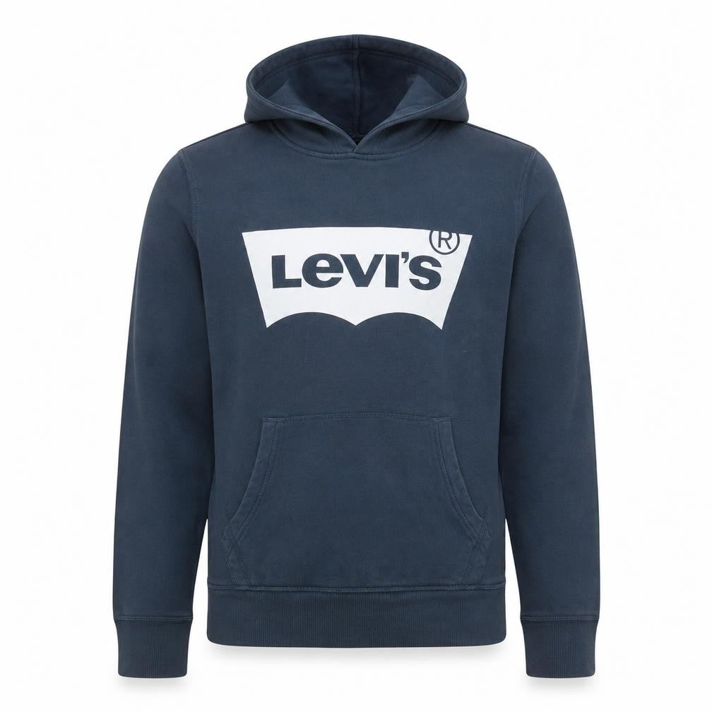 Levi's Boys Blue Pullover Hoodie Size 16 Years Logo Fleece Sweatshirt