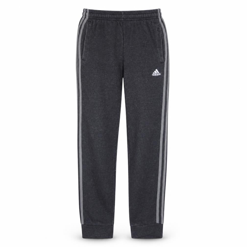 Adidas Men's Grey Jogger Trousers S Regular Fit Fleece