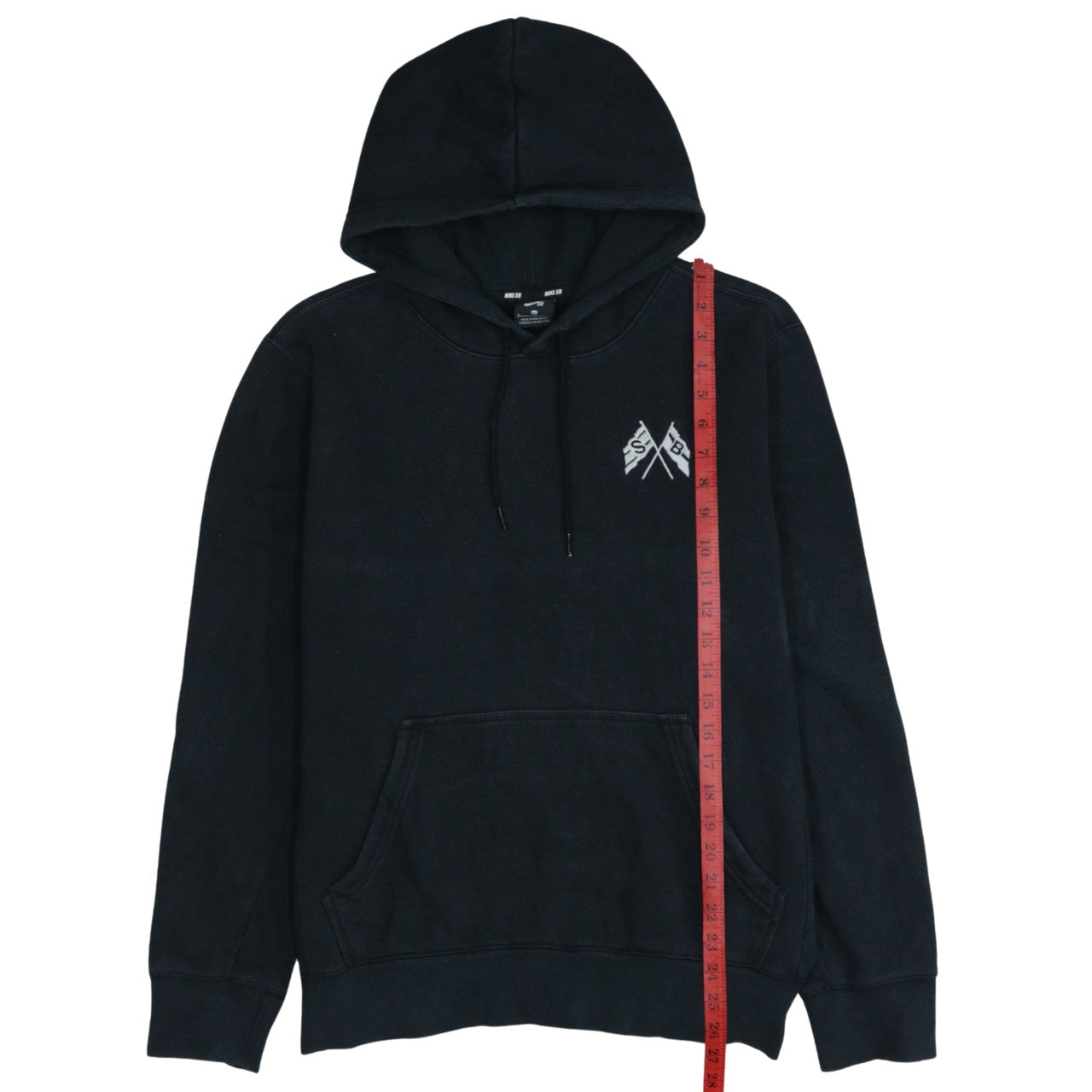Nike SB Men's Black Pullover Hoodie M Logo Skateboarding Fleece