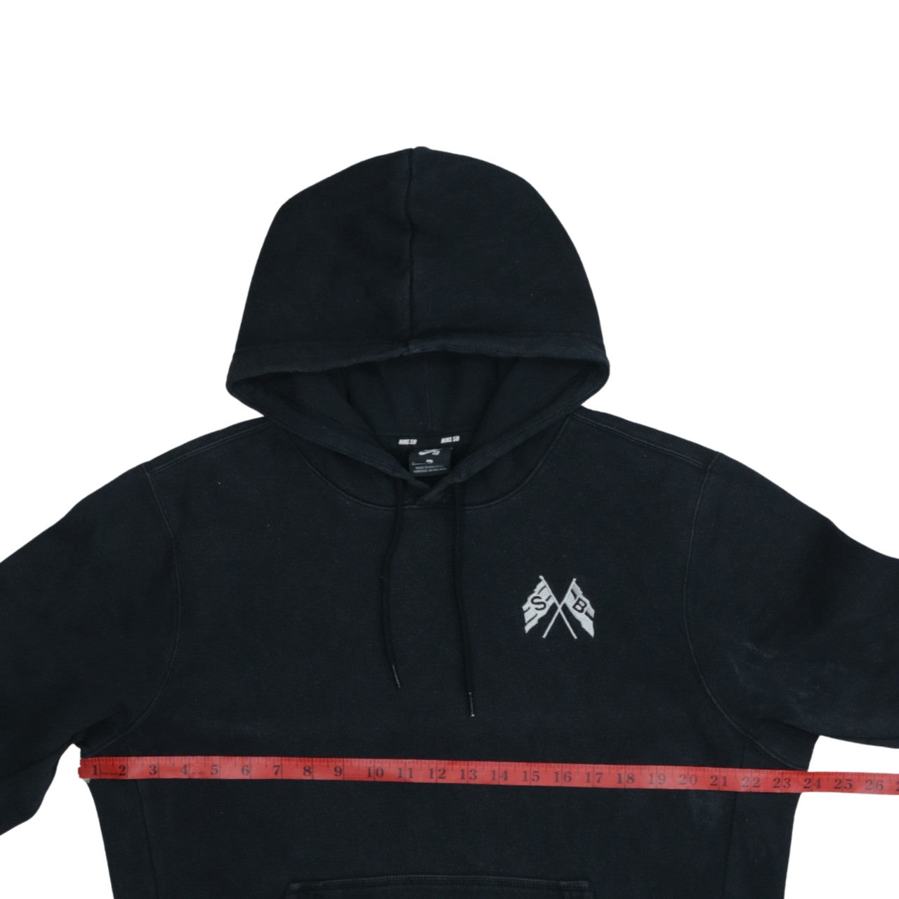 Nike SB Men's Black Pullover Hoodie M Logo Skateboarding Fleece