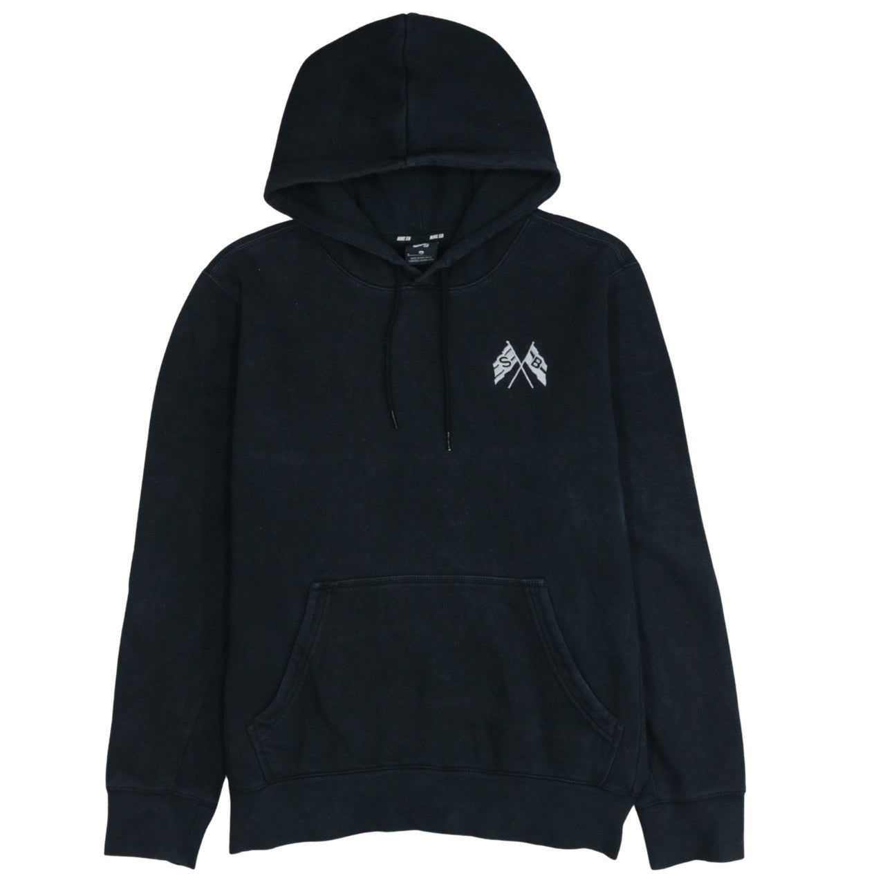 Nike SB Men's Black Pullover Hoodie M Logo Skateboarding Fleece