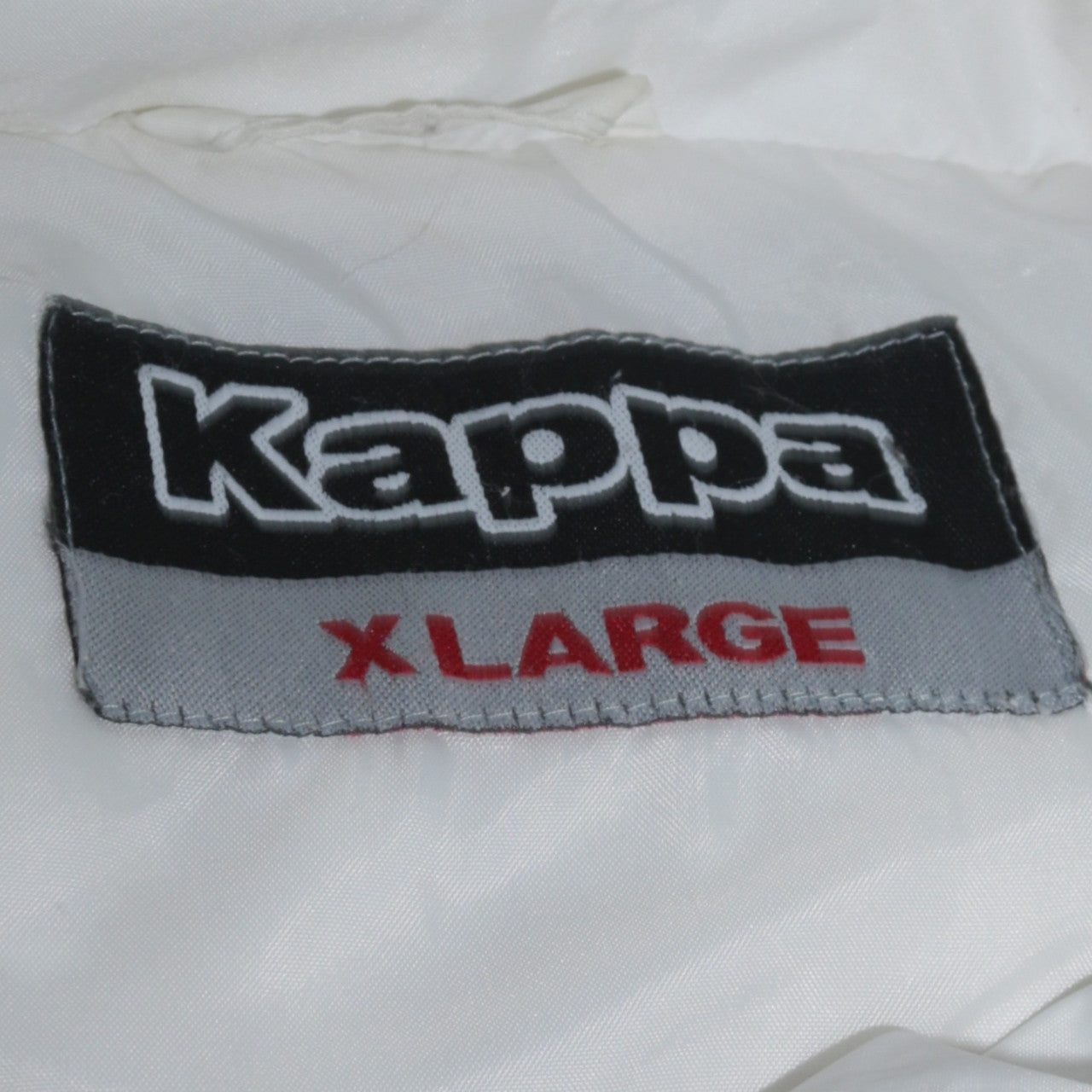 Kappa Men’s White XL Puffer Jacket Hooded Winter Coat