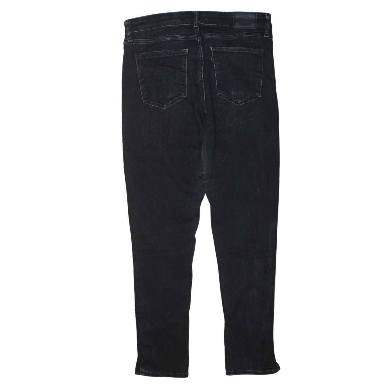 Levi's Women's Black High Rise Skinny Fringe Hem Jeans Size 31