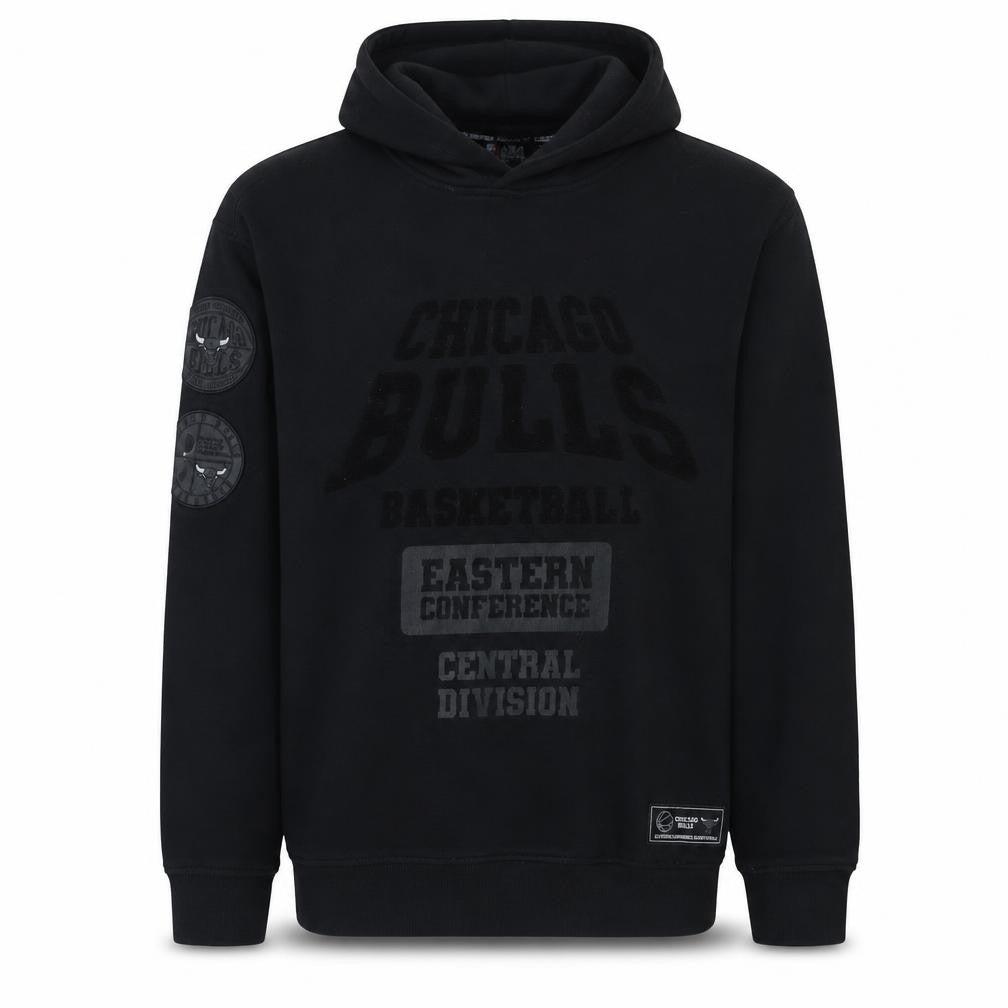 Primark NBA Chicago Bulls Men's Black Large Pullover Hoodie