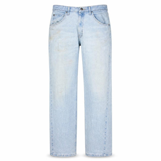 Wrangler Men's Blue 32x34 Straight Leg Light Wash Denim Jeans