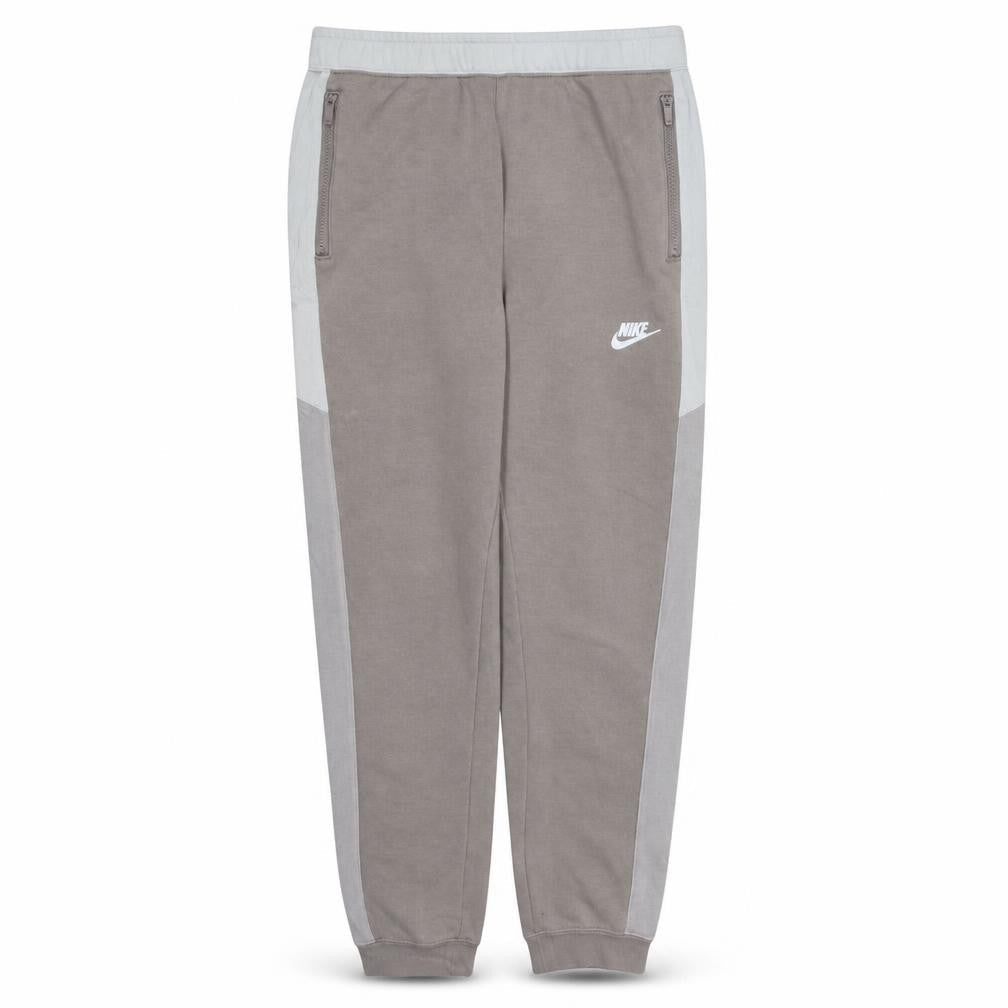 Nike Women Grey Jogger Sweatpants M Tapered Fit Fleece Trousers