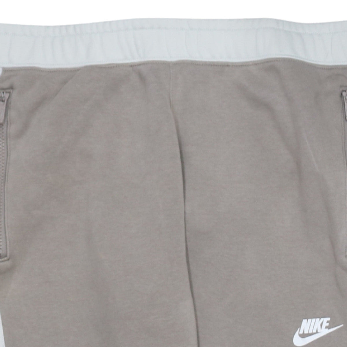 Nike Women Grey Jogger Sweatpants M Tapered Fit Fleece Trousers