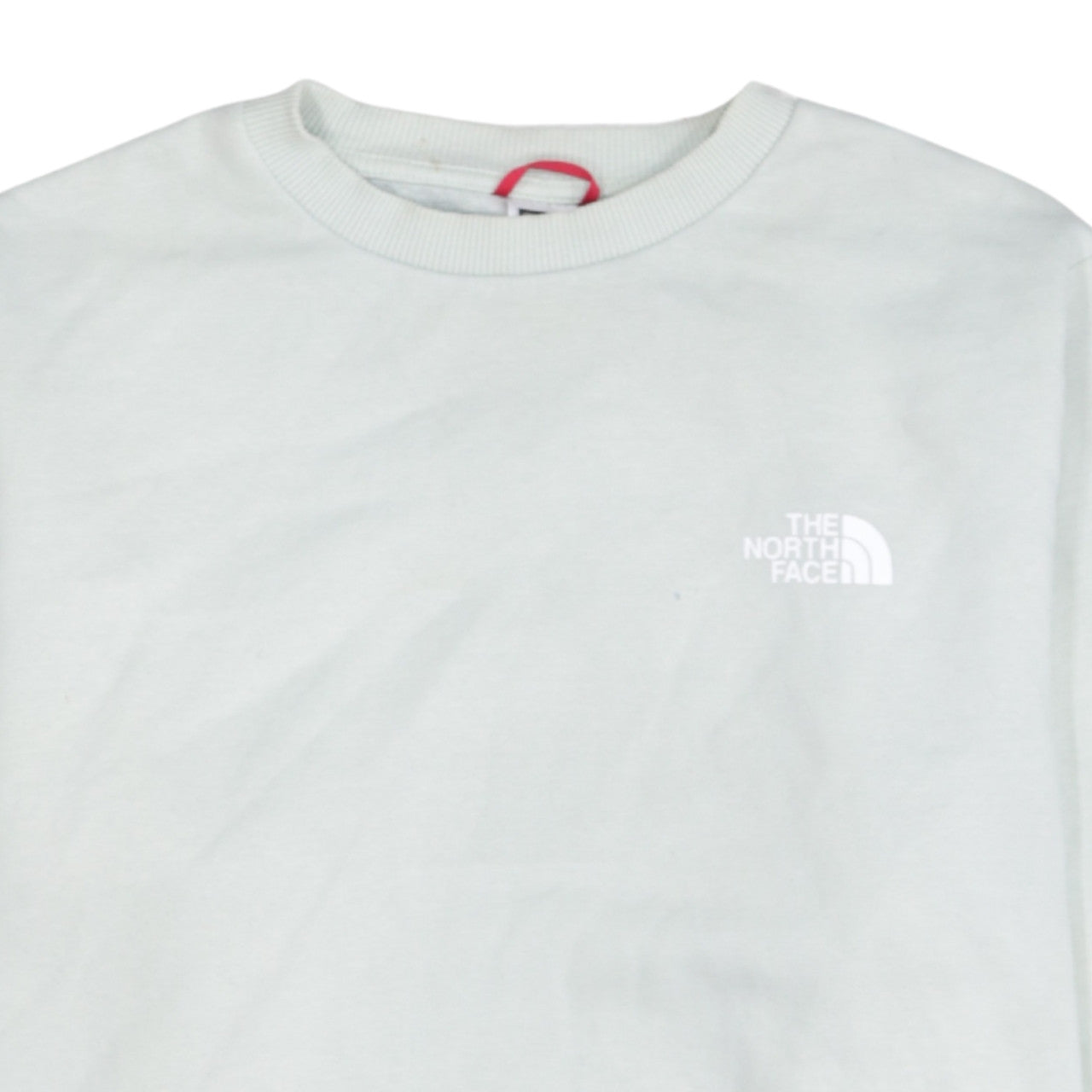 The North Face Womens White Sweatshirt 1X Crew Neck Logo Pullover