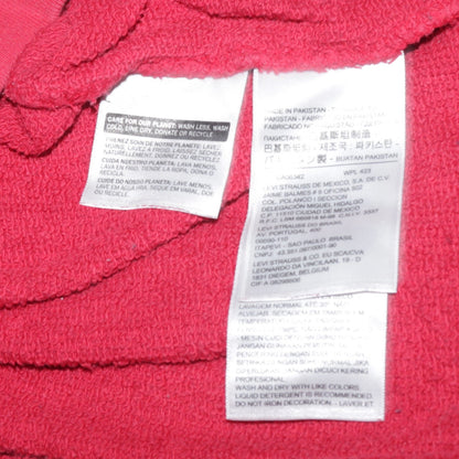 Additional view of Levi's Men's Red Crew Neck Logo Sweatshirt, size S, Regular Fit