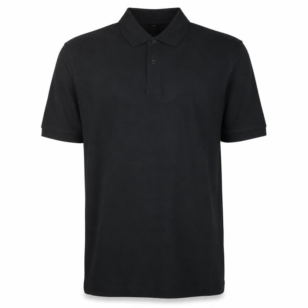 Kappa Men's Black 2XL Polo Shirt Short Sleeve Collared Cotton Top