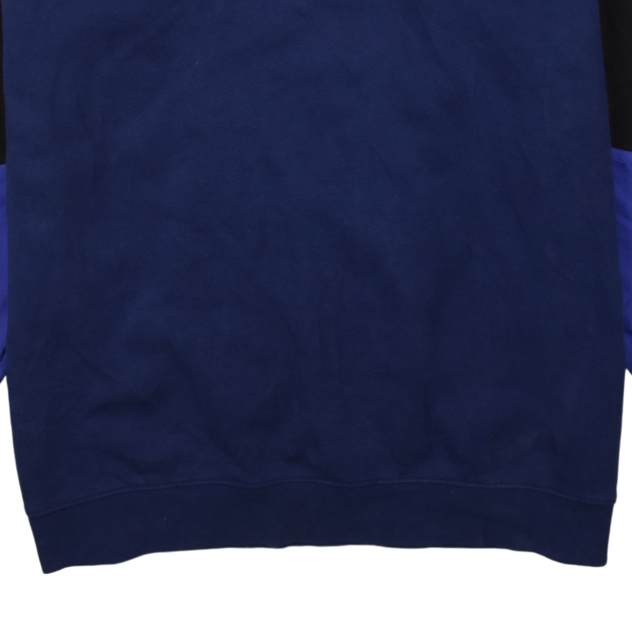 Adidas Men's Blue Black XL Pullover Sweatshirt Crew Neck Fleece