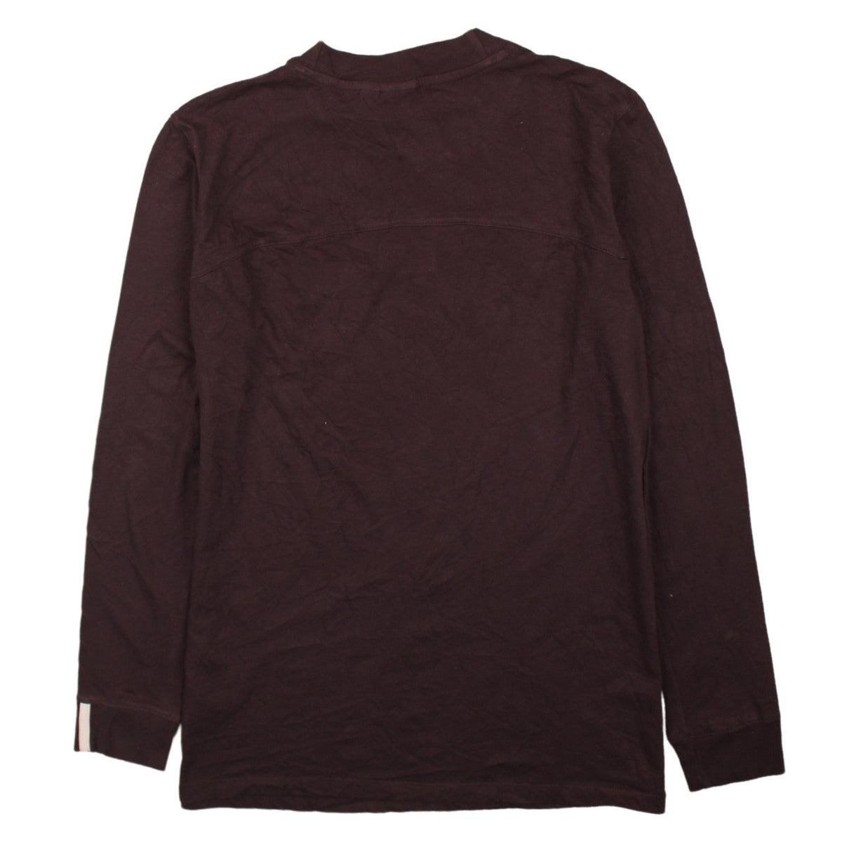 Adidas Brown Long Sleeve Womens Size 10 Cotton Crew Neck Active Top