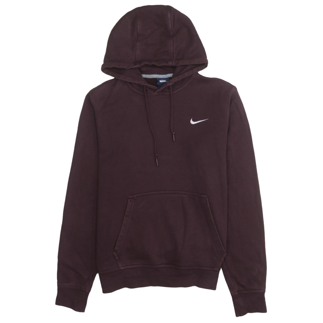 Nike Men's Brown Pullover Hoodie M Regular Fit Fleece Sweatshirt
