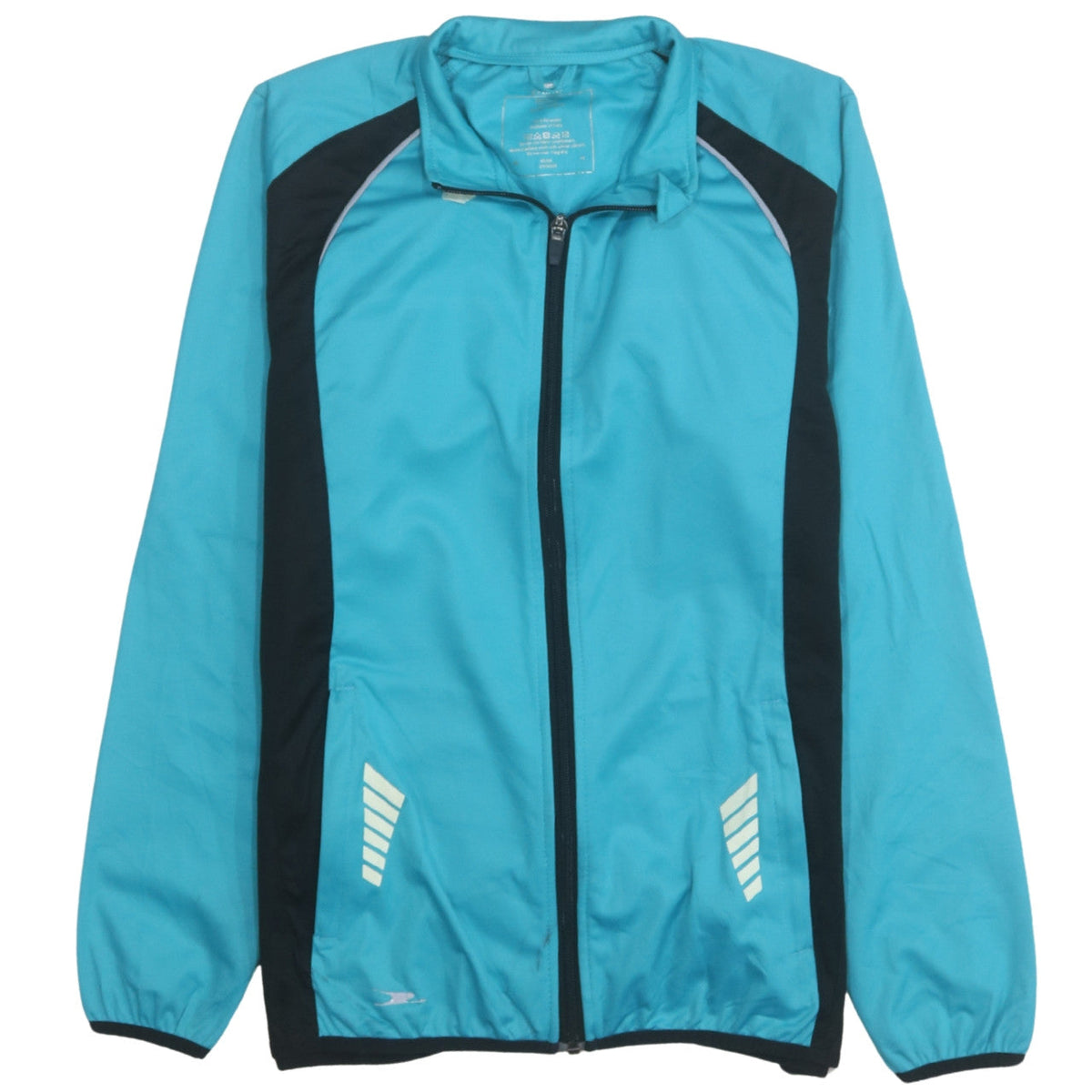 Speedo Women Blue Track Jacket Size 14 Lightweight Full Zip