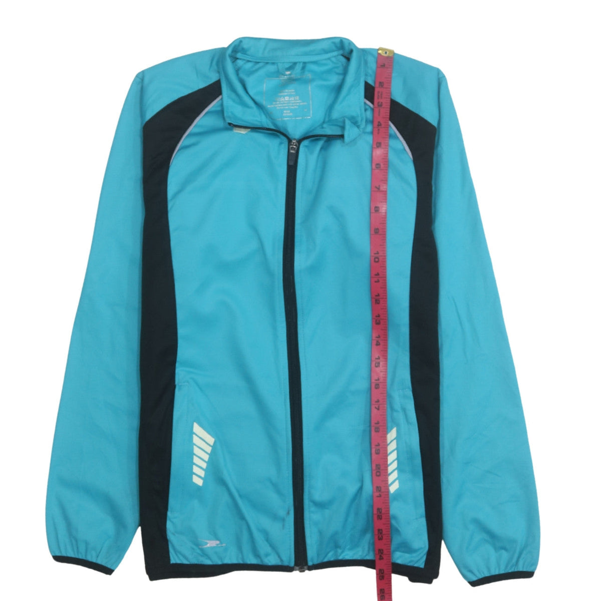 Speedo Women Blue Track Jacket Size 14 Lightweight Full Zip