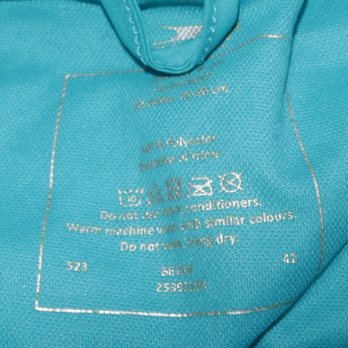 Speedo Women Blue Track Jacket Size 14 Lightweight Full Zip