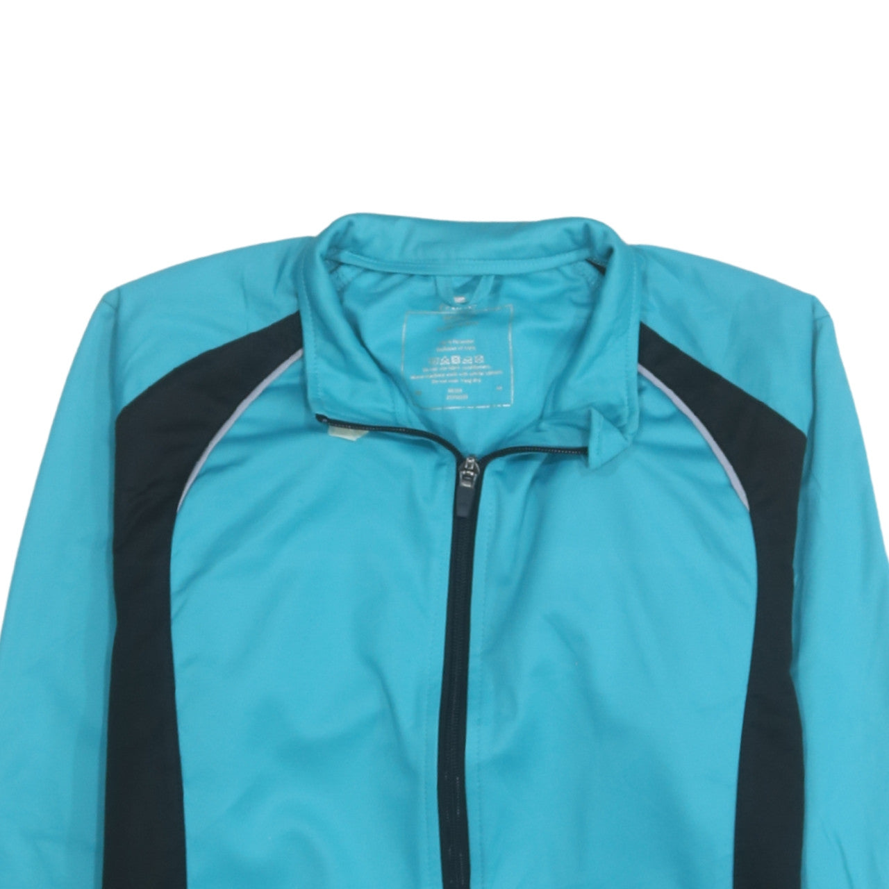 Speedo Women Blue Track Jacket Size 14 Lightweight Full Zip