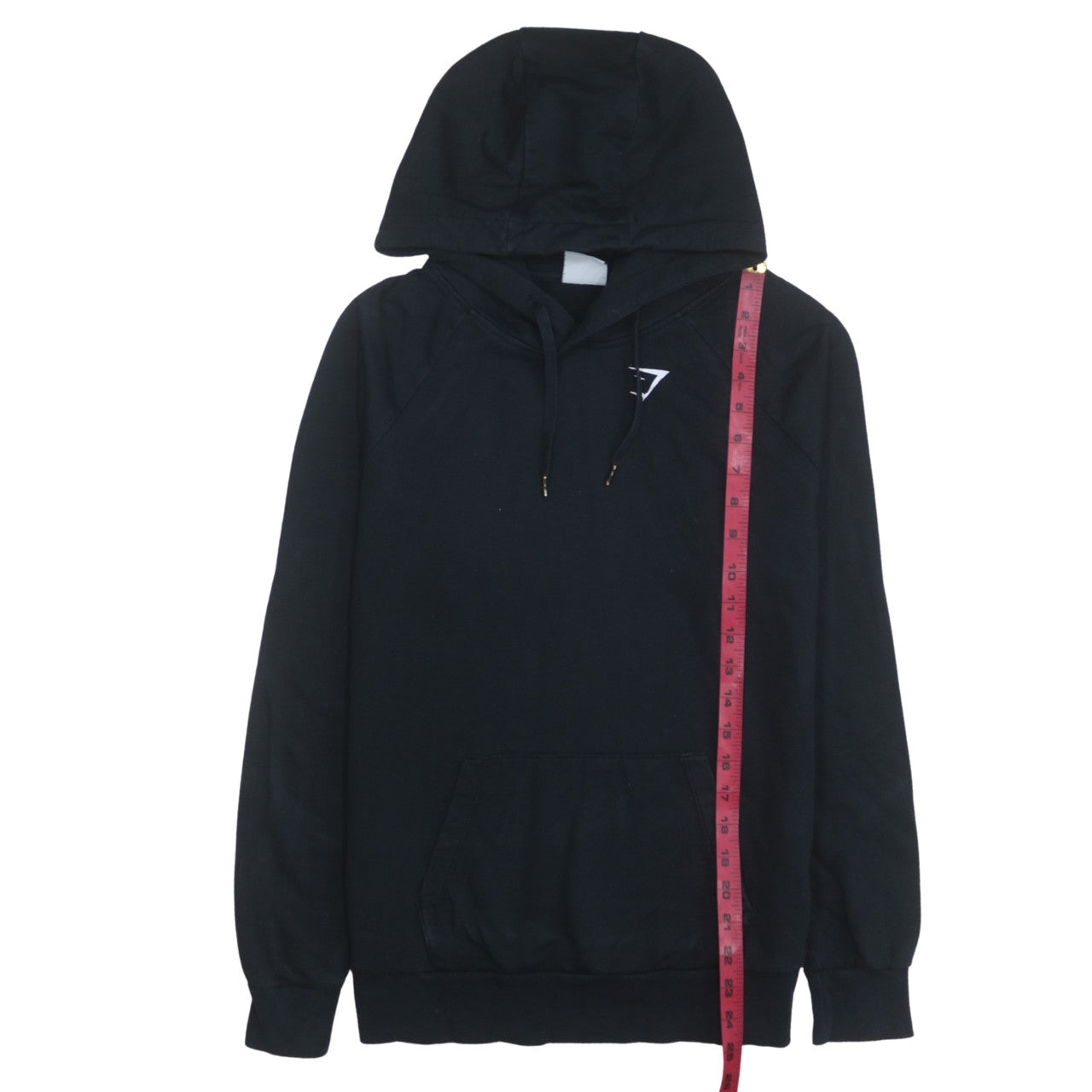 Gymshark Womens Black Pullover Hoodie Small Hooded Sweatshirt