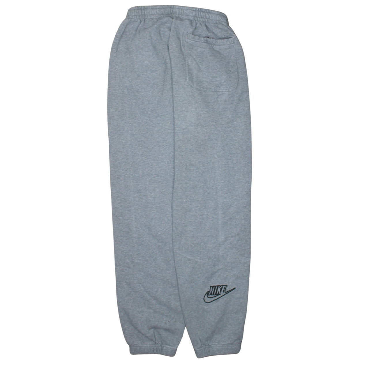 Nike Boys Grey Jogger Trousers S with Side Stripe and Elastic Waist
