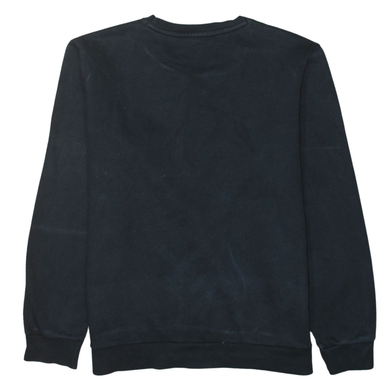 Puma Men's Black Crew Neck Logo Pullover Sweatshirt Size M
