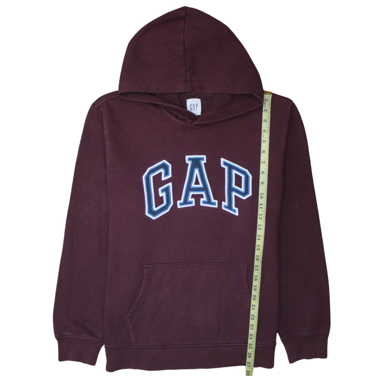 GAP Men’s Brown XL Pullover Logo Hoodie Cotton Fleece