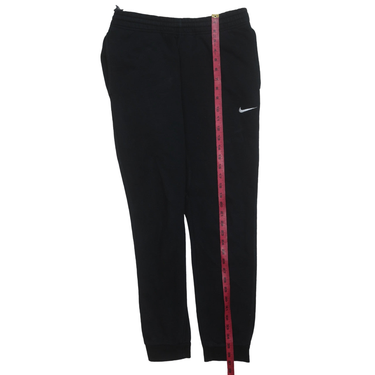Nike Men's Black Jogger Sweatpants M Elastic Waist Fleece