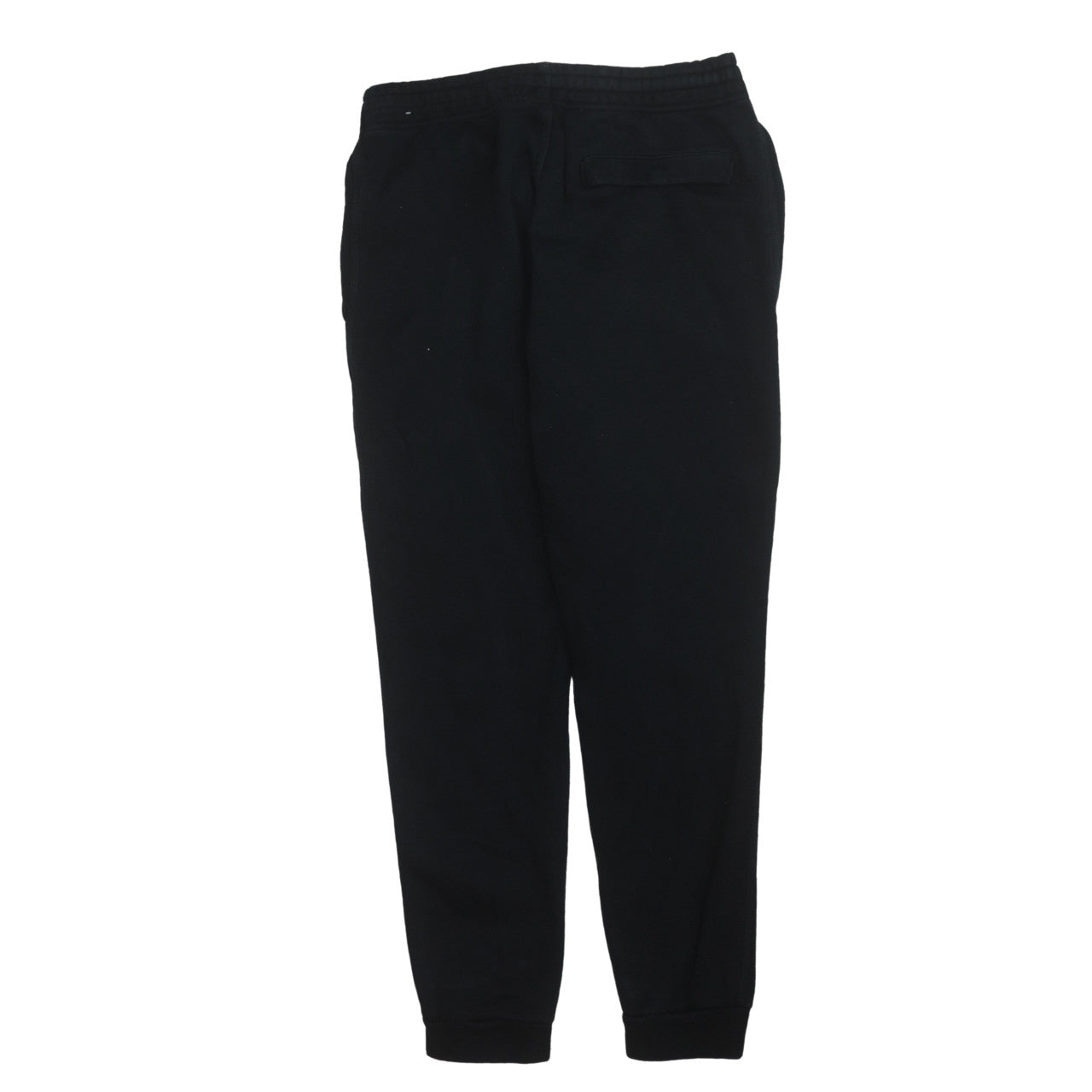 Nike Men's Black Jogger Sweatpants M Elastic Waist Fleece