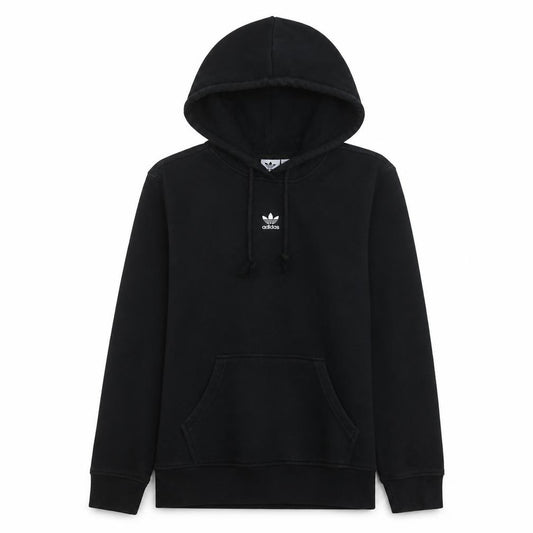Adidas Womens Black Size 8 Pullover Hoodie Sweatshirt