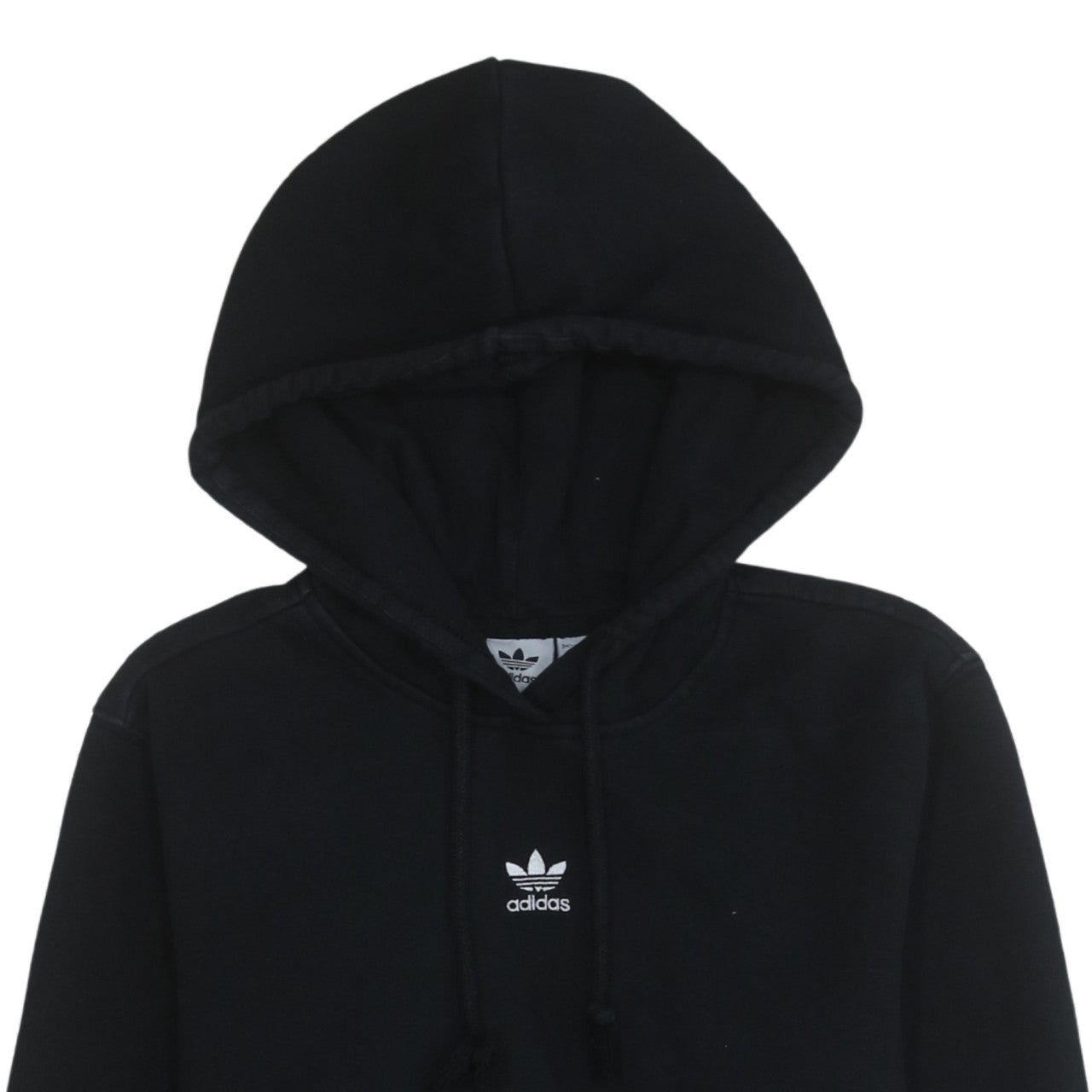 Adidas Womens Black Size 8 Pullover Hoodie Sweatshirt