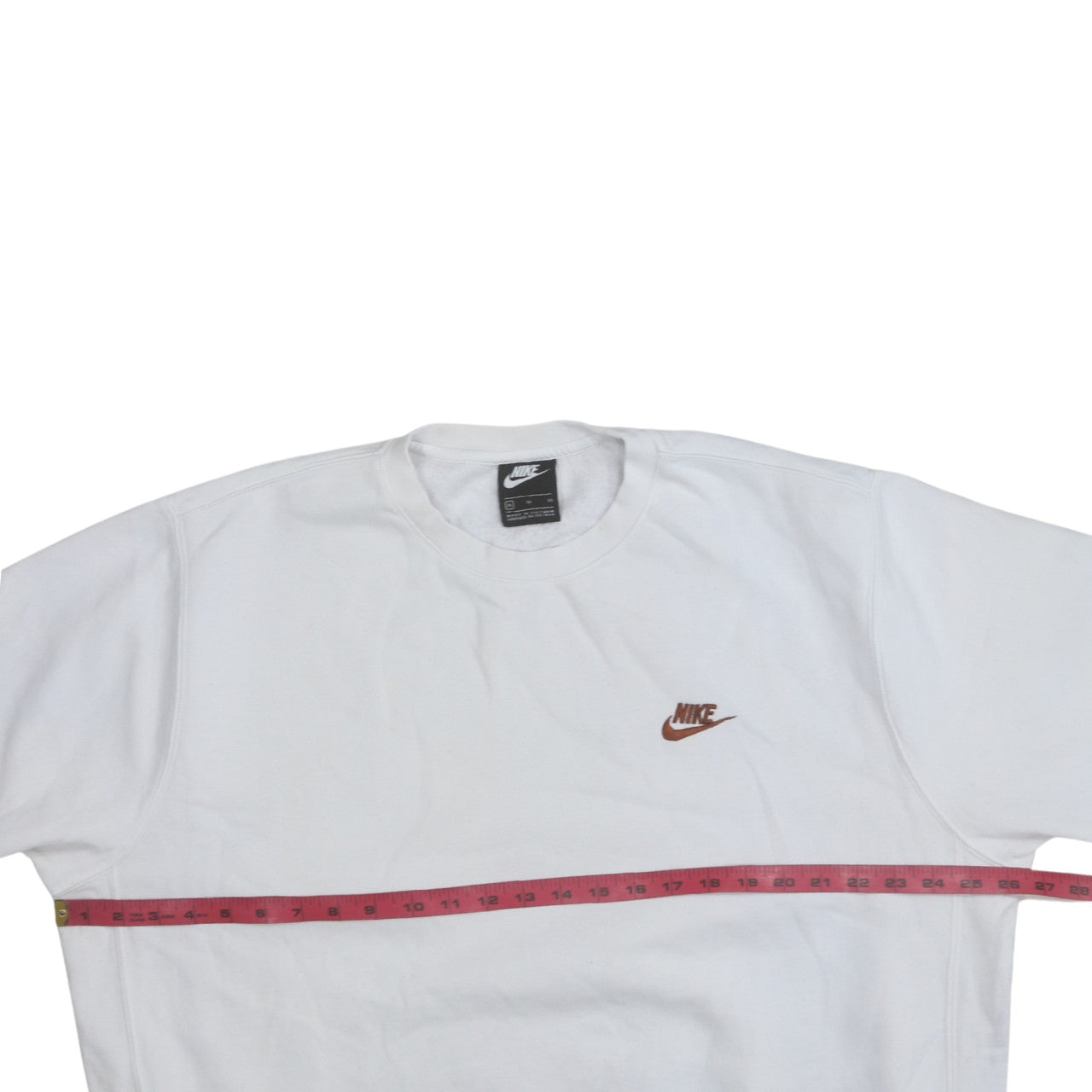 Nike Men's White XL Pullover Sweatshirt Crew Neck Fleece Sportswear