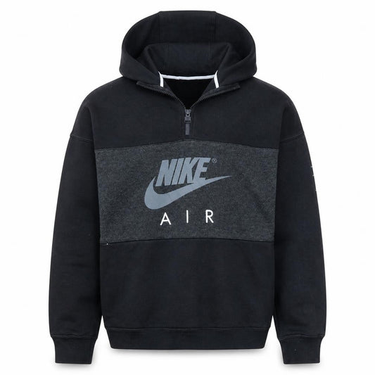 Nike Boys Black Air 1/2 Zip Hooded Sweatshirt XL 13-15 Years
