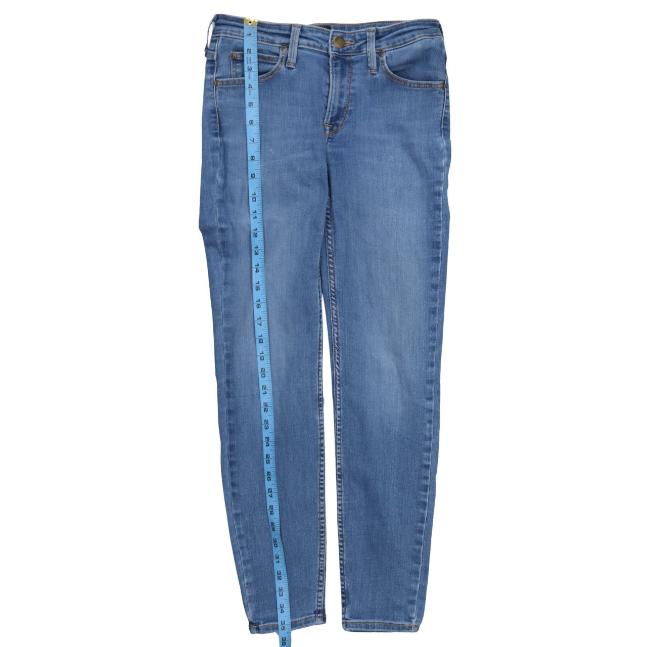 Lee Women’s Blue Mid Rise Scarlett Skinny Jeans W28 L31