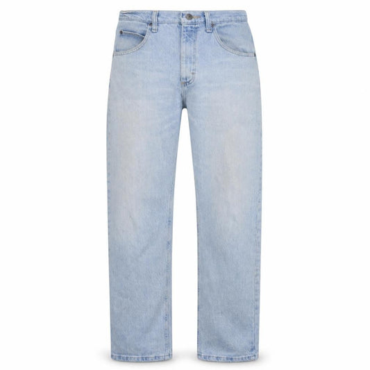 Wrangler Men's Blue 29x30 Light Wash Straight Fit Denim Jeans