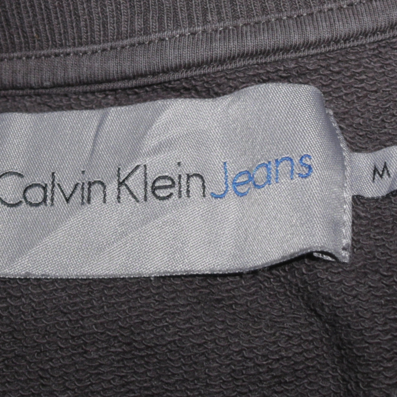 Calvin Klein Jeans Men's Black Crew Neck Logo Sweatshirt M