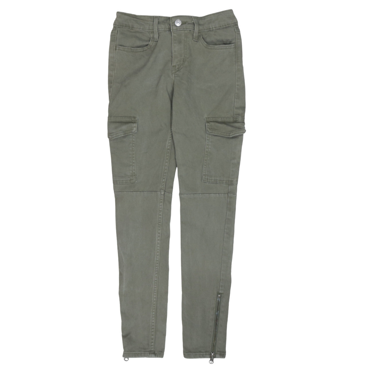 Levi's Women's Green 711 Skinny Cargo Stretch Jeans Size 24