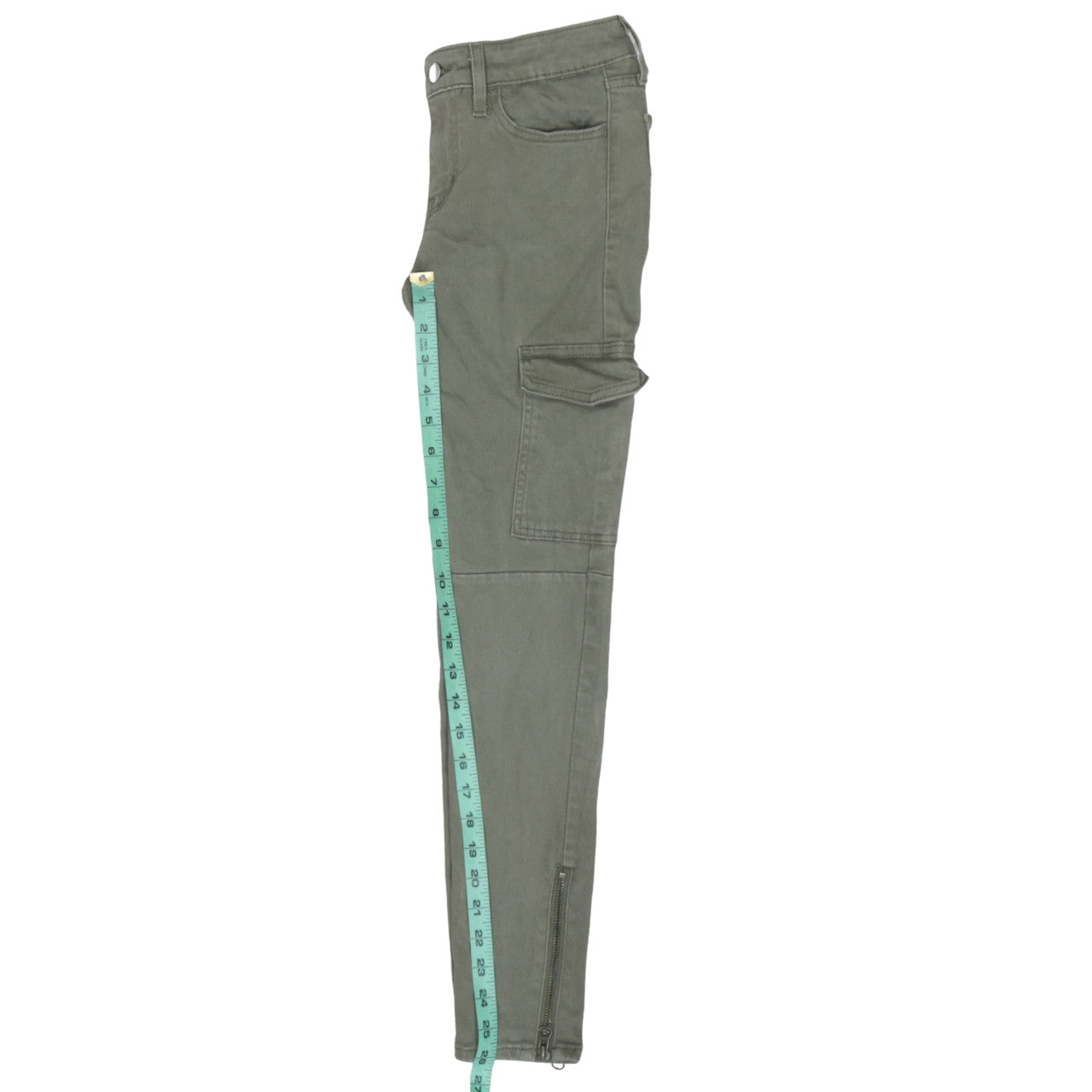 Levi's Women's Green 711 Skinny Cargo Stretch Jeans Size 24