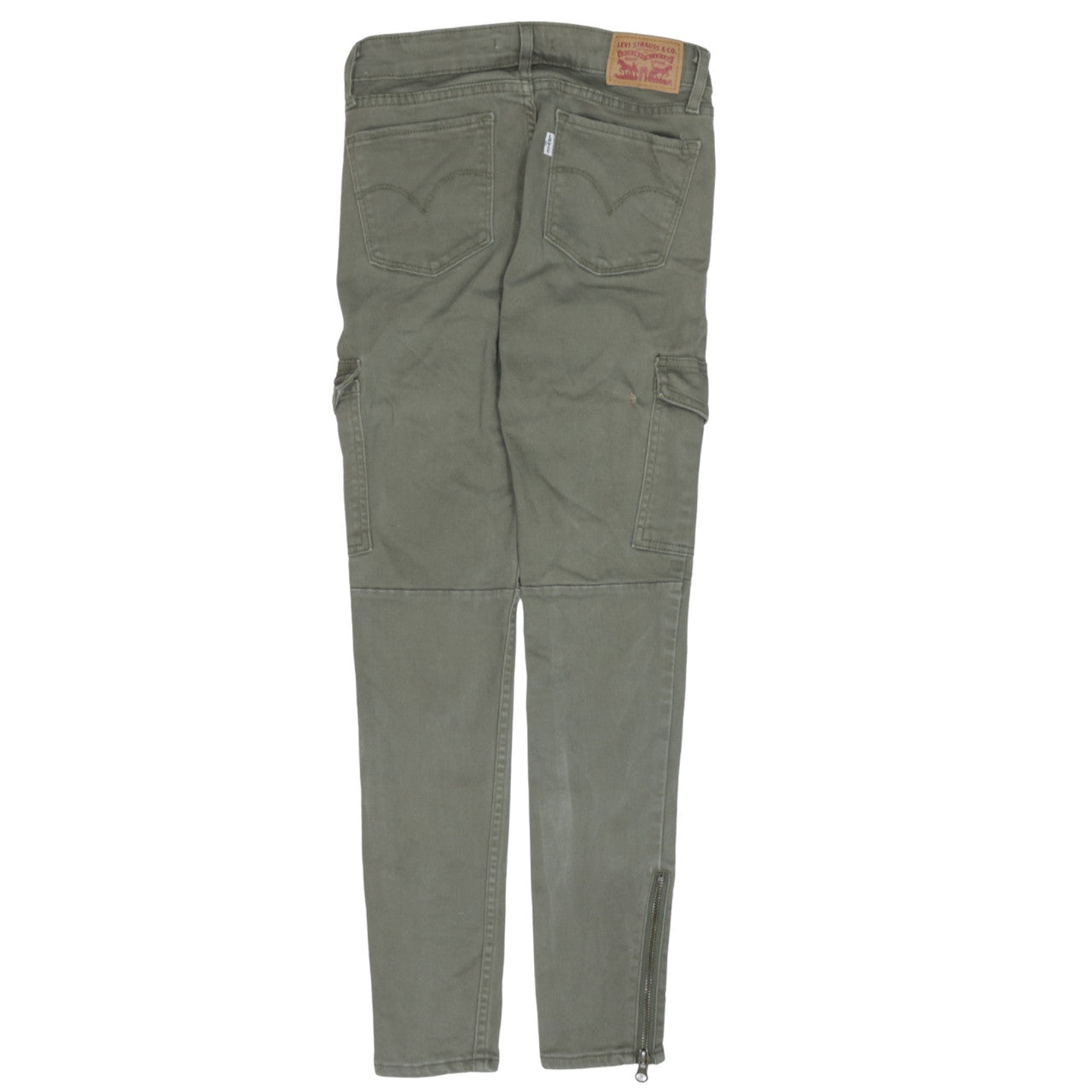 Levi's Women's Green 711 Skinny Cargo Stretch Jeans Size 24