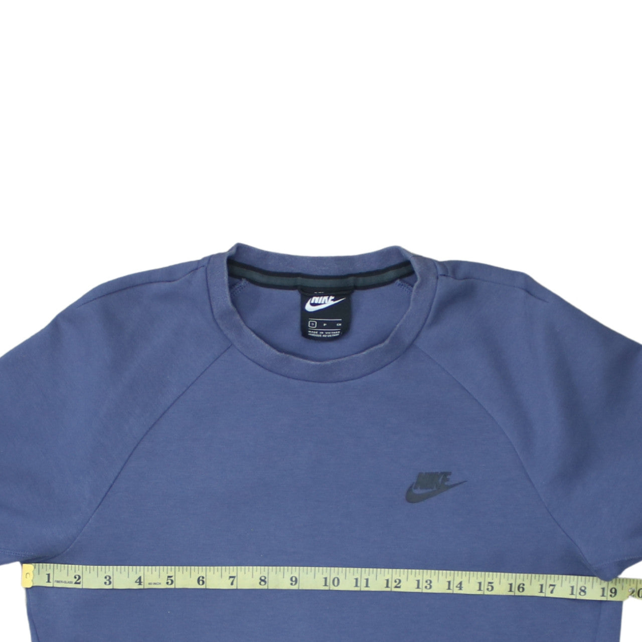 Nike Men's Blue Crew Neck Pullover Sweatshirt S Regular Fit