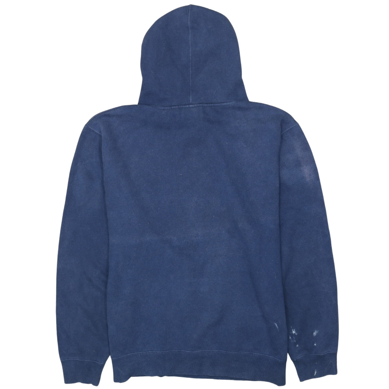 FILA Mens Blue Pullover Hoodie Size L Logo Sports Fleece