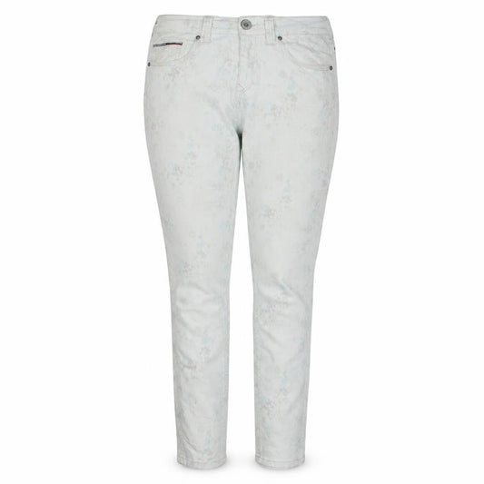 Tommy Hilfiger Women's White Floral Skinny Jeans Size 14