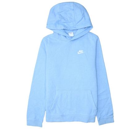 Nike Boys Blue Pullover Hoodie XL () Cotton Blend 12-13 Years