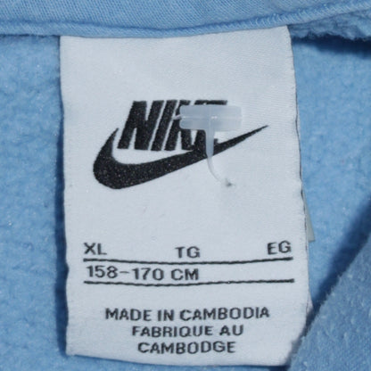 Nike Boys Blue Pullover Hoodie XL () Cotton Blend 12-13 Years