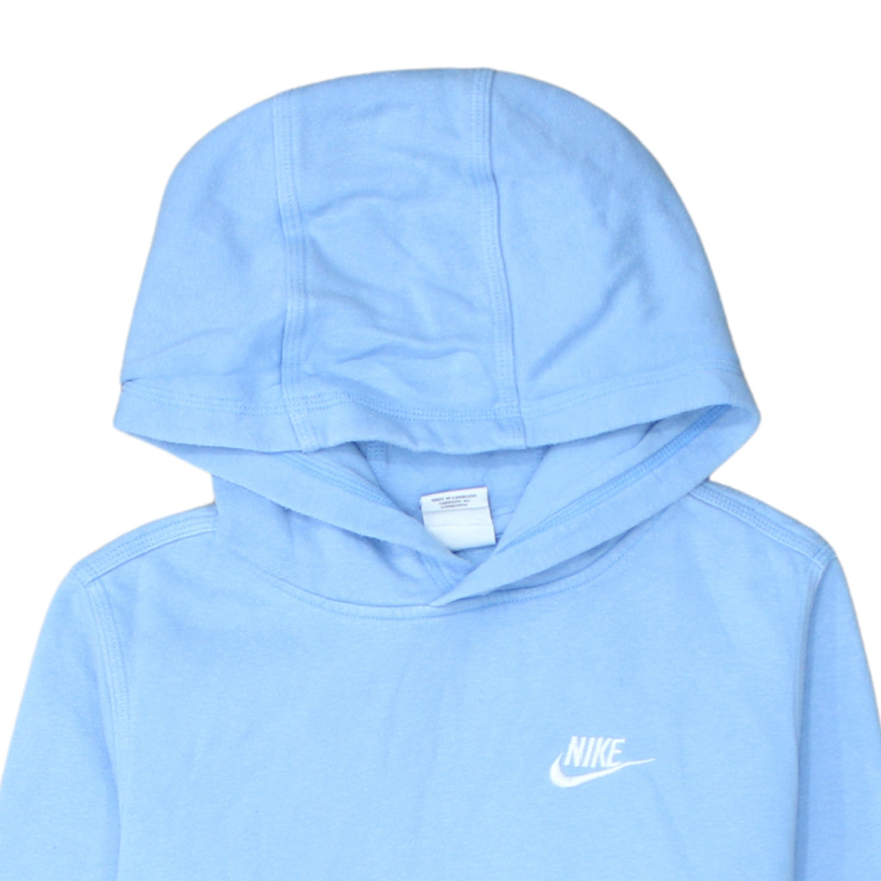 Nike Boys Blue Pullover Hoodie XL (158-170cm) Cotton Blend